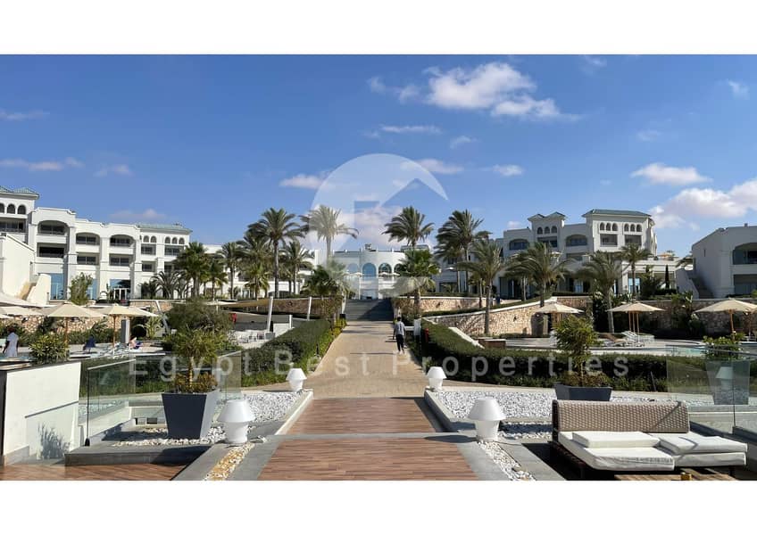 FULL SEA VIEW CHALET FINISHED FOR SALE AT HACIENDA HENEISH BY PALM HILLS WITH LONGEST PAYMENT PLAN - Więcej
