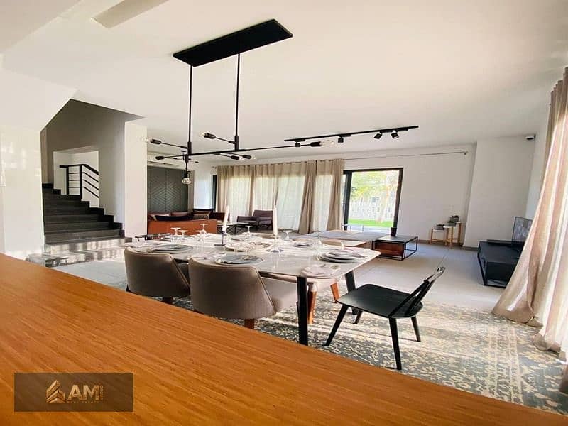 Town House Corner Fully Finished For Sale Early Delivery In Compound Mountain View Grand Valleys , New Cairo - Widok 5