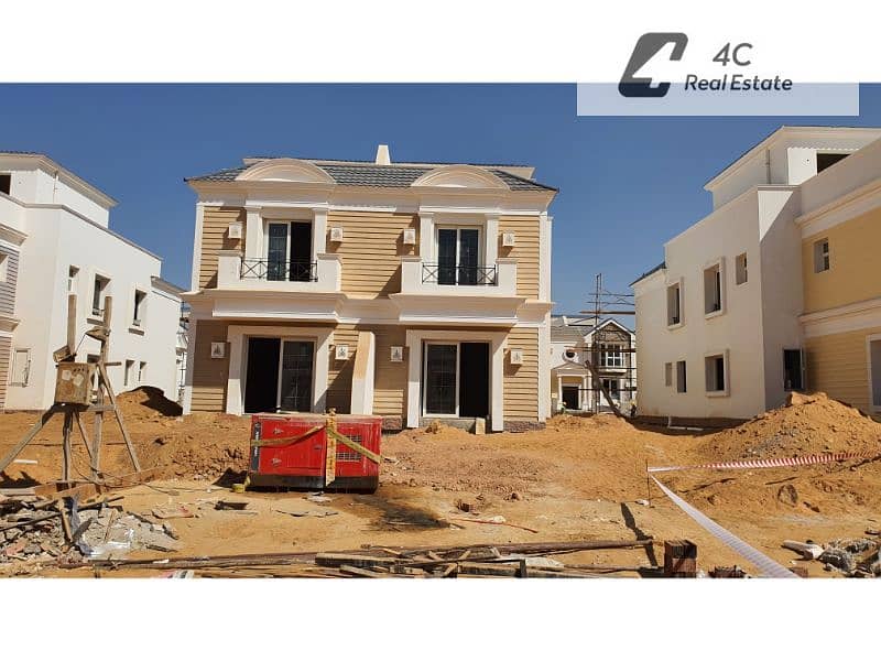 for sale villa standalone 5 bedrooms ready to move north direction view landscape in compound mountain view chill out park 6 occtober - Ansicht 2