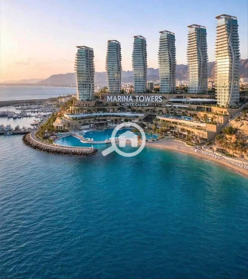 Sea-View Chalet for Sale in Il Monte Galala Towers Prime Location: Located right at the first international marina in El Sokhna. - Ansicht 5