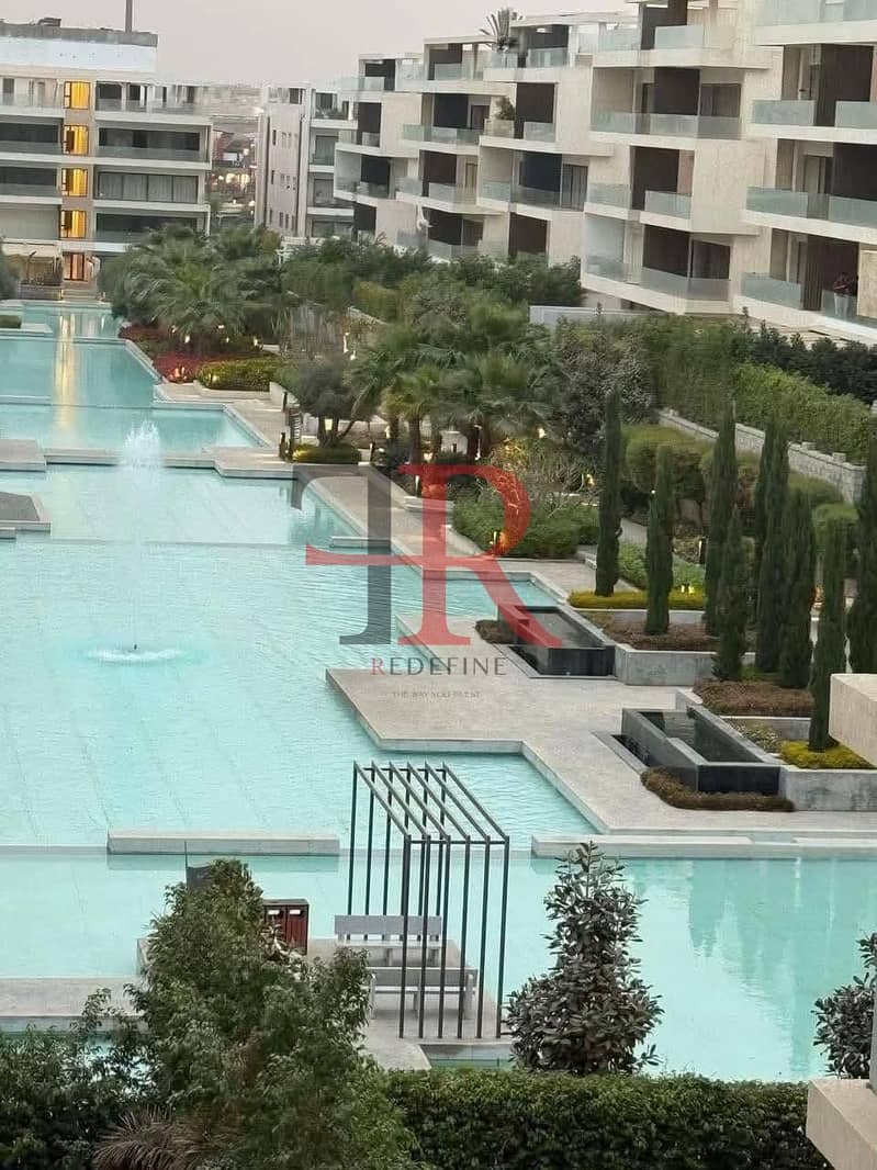 Apartment for rent semi furnished with private pool in lake view residence Golden square - Widok 4