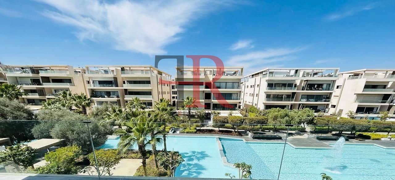 Apartment for rent semi furnished with private pool in lake view residence Golden square - Więcej