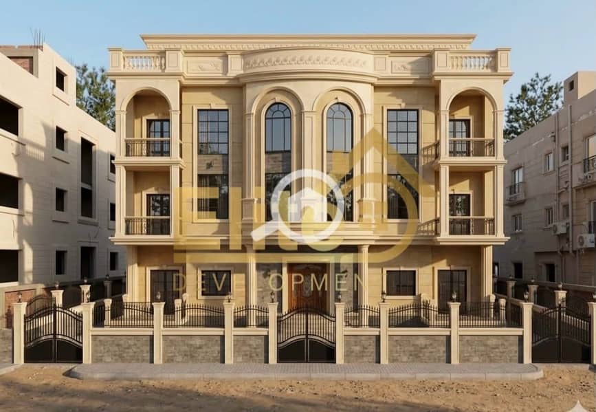 Apartment for sale 300 m North-Facing Ready to move by Owner in Koronfel Villas 2 – Prime Location – Garden View – Minutes from Al Rehab & Go - Ansicht 2