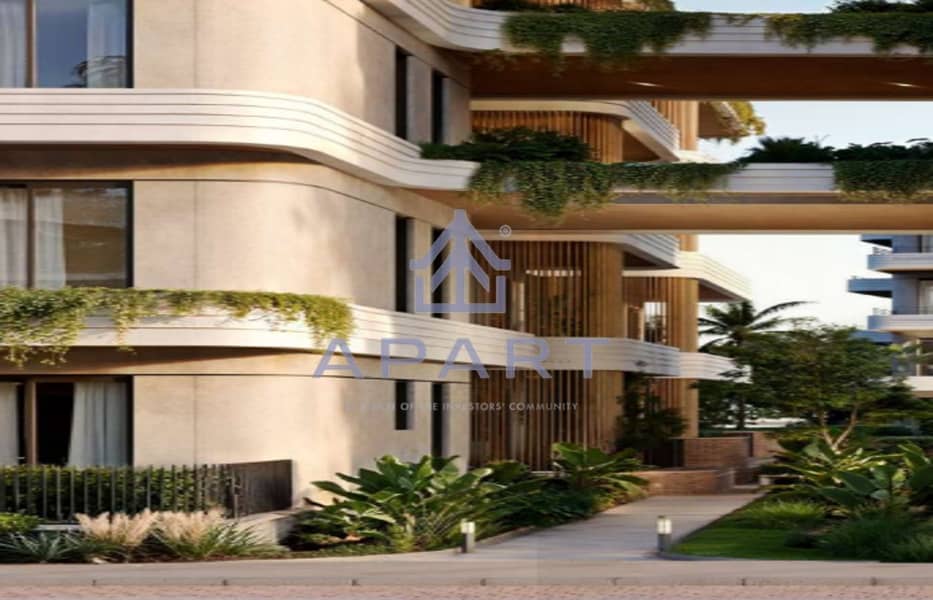 lowest 3-bedroom fully finished landscape view for sale over 10 years in new cairo - marakez- for sale new cairo - Ansicht 3