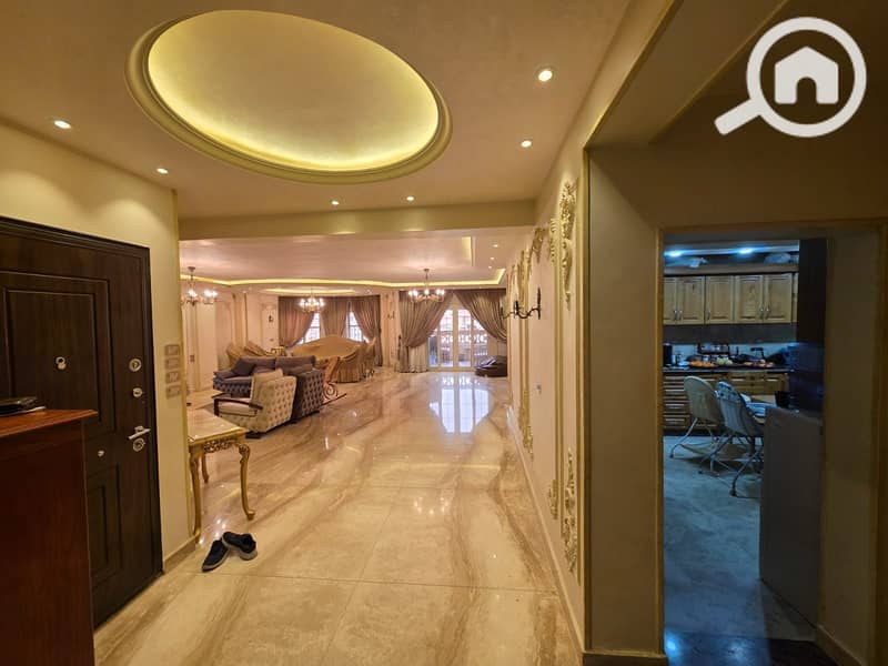Apartment for sale, full floor, ultra super lux finishing in Al-Narges 1 Villas - Widok 3
