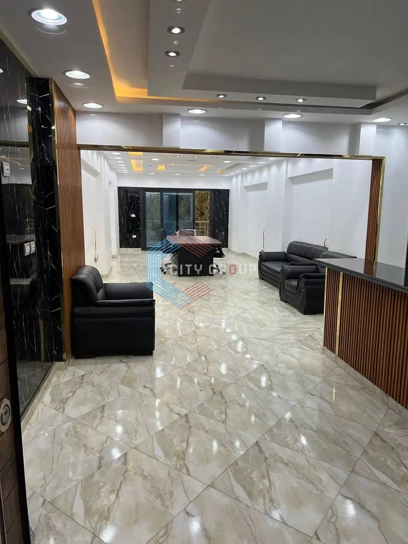 Office for rent in a prime location on the Ring Road in Zahraa El Maadi, 200 square meters. – pohled 2