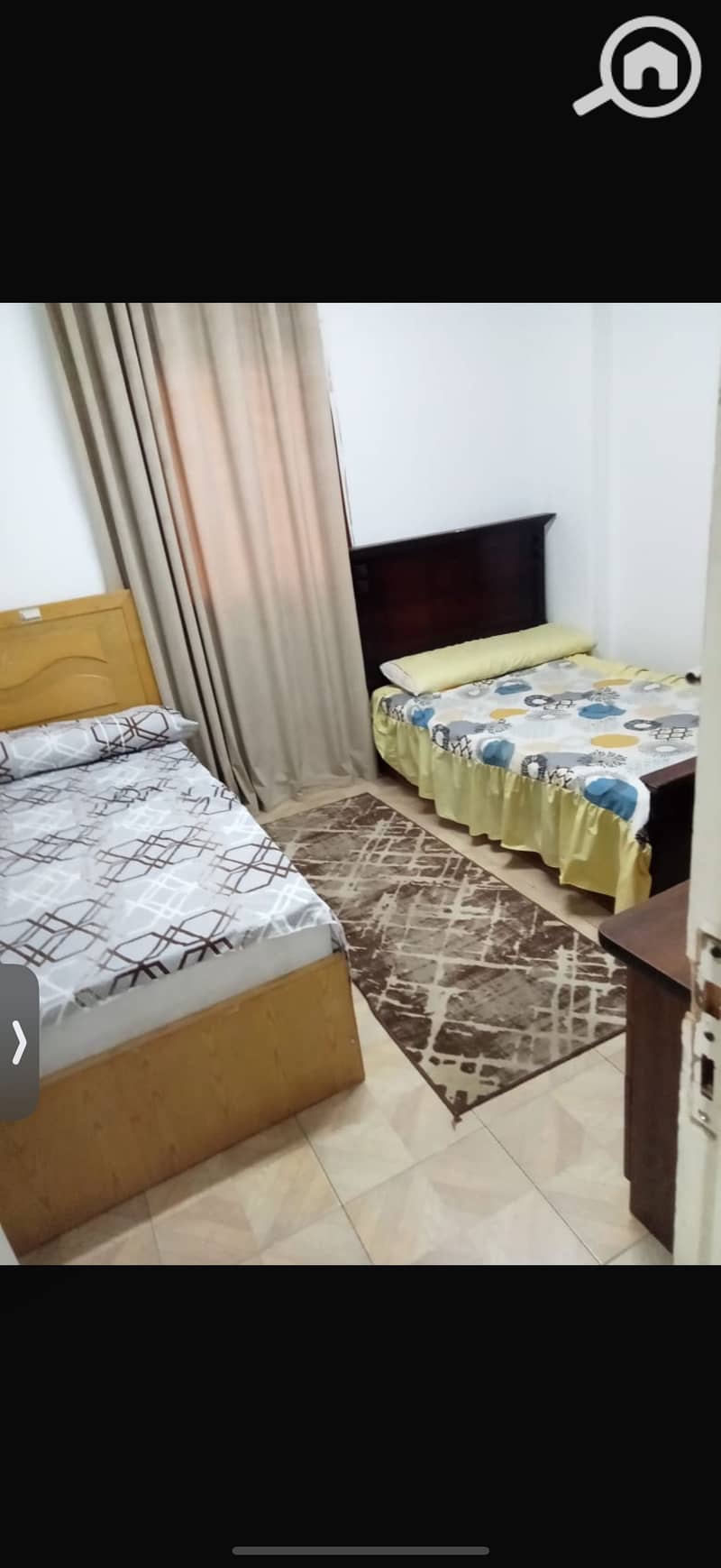 Apartment for rent in the first neighborhood in front of October University, first floor, directly from the owner, clean furnishings. - Ansicht 4