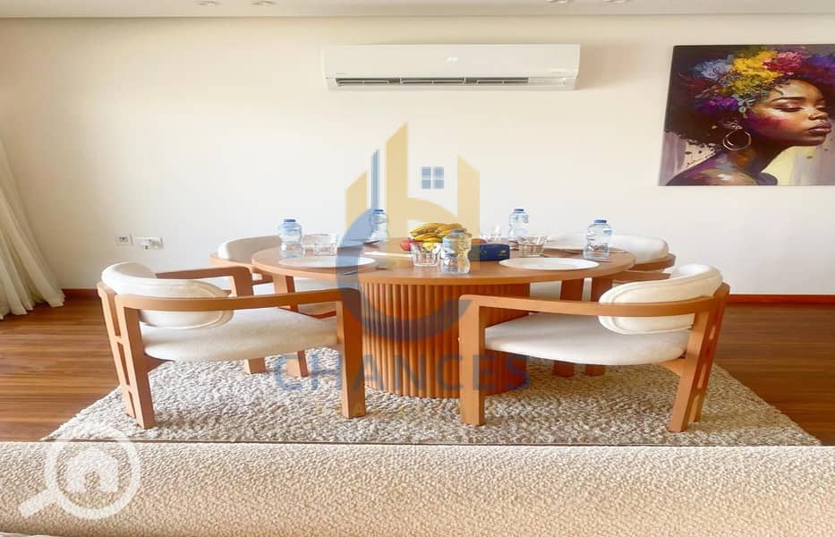 Fully furnished apartment for sale on Maadi Corniche, in a prime location next to Hilton, with a direct Nile view. - Ansicht 4