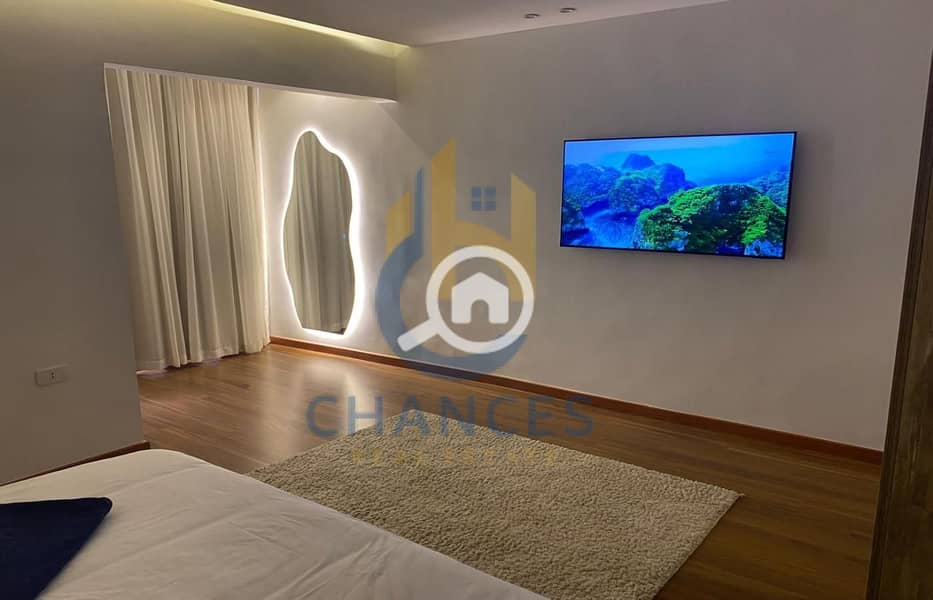 Fully furnished apartment for sale on Maadi Corniche, in a prime location next to Hilton, with a direct Nile view. - Ansicht 6