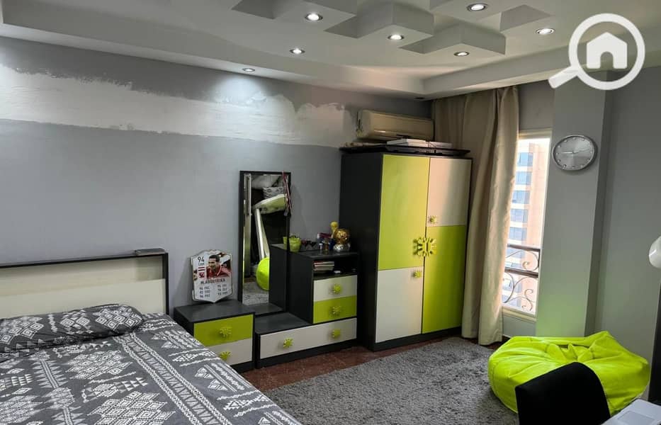 Apartment for sale in Tabarak Compound on Maadi Ring Road, with Super Lux finishing and a panoramic façade. - Mehr