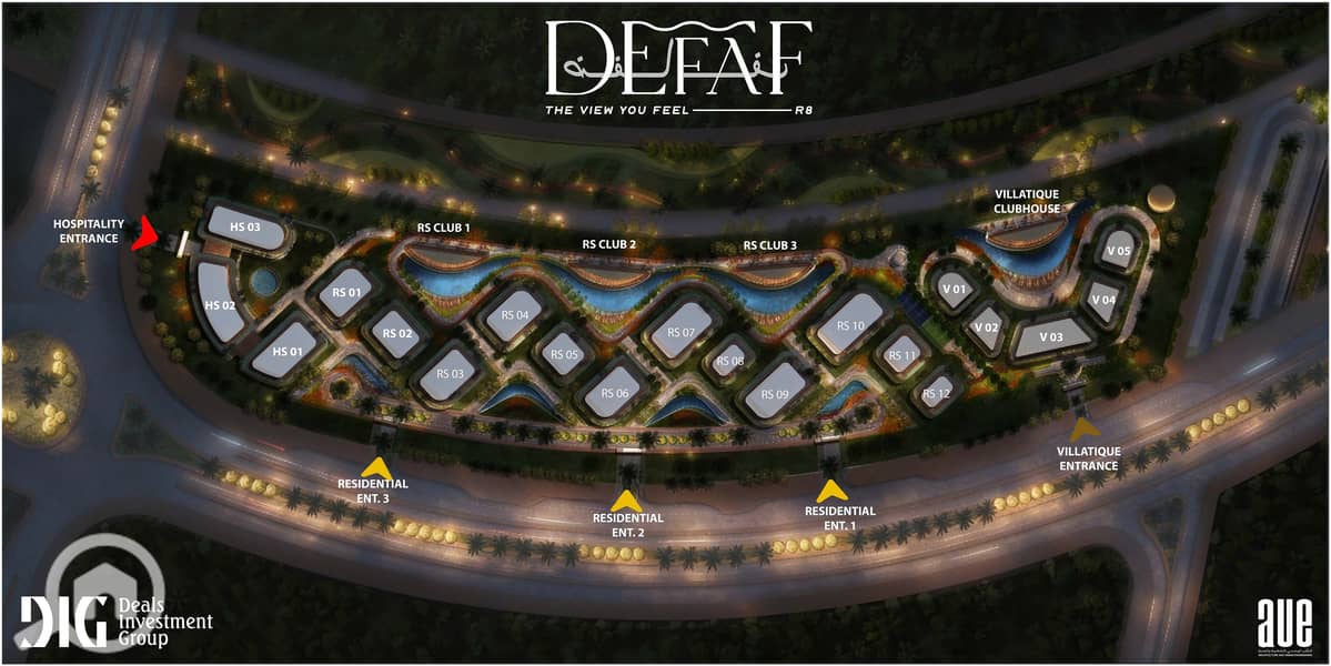In the most distinguished project in the New Administrative Capital directly overlooking the central park, a piece of land for luxury housing. I own a 3-bedroom apartment of 150 sqm with a view of the lakes and landscaping for a monthly installment of only 20,000. - Widok 5