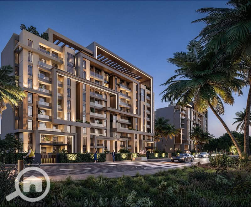 Ground floor apartment 94m with two bedrooms and a 40m garden overlooking the lakes and landscaping in a distinguished compound directly on the central garden, with a down payment of 177 thousand and a monthly installment of 24 thousand. - Widok 6