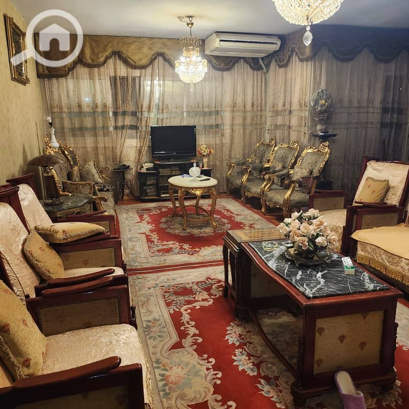 For sale: 160m apartment in New Maadi, Algeria Street, near Palestine. Prime location with an unobstructed view. - Widok 3