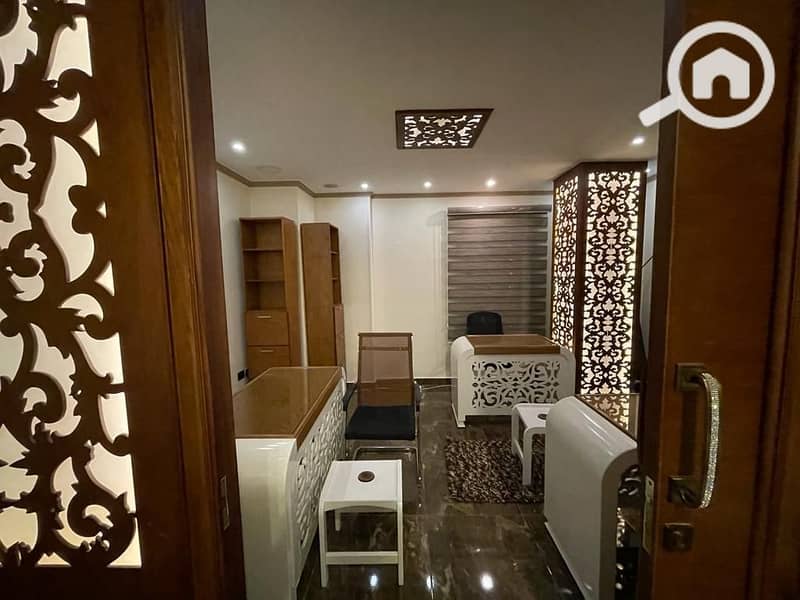 Office for rent – fully furnished – Soma Cairo Compound. A unique opportunity for companies and entrepreneurs in a strategic location inside the Soma Cairo Compound on the Ring Road in Maadi, next to Soma Cairo Tower and Baron City Compound and Bank of Alexandria Hospital. Specifications: Two rooms... - Ansicht 6