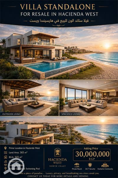 6 Bedroom Villa for Sale in North Coast, Matruh - hacienda west. png
