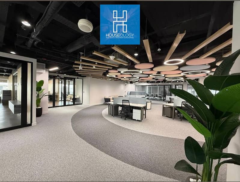 56m² office Ready to move, finished with air conditioning, for sale directly on Suez Road in Taj City, opposite Mirage City - Ansicht 2