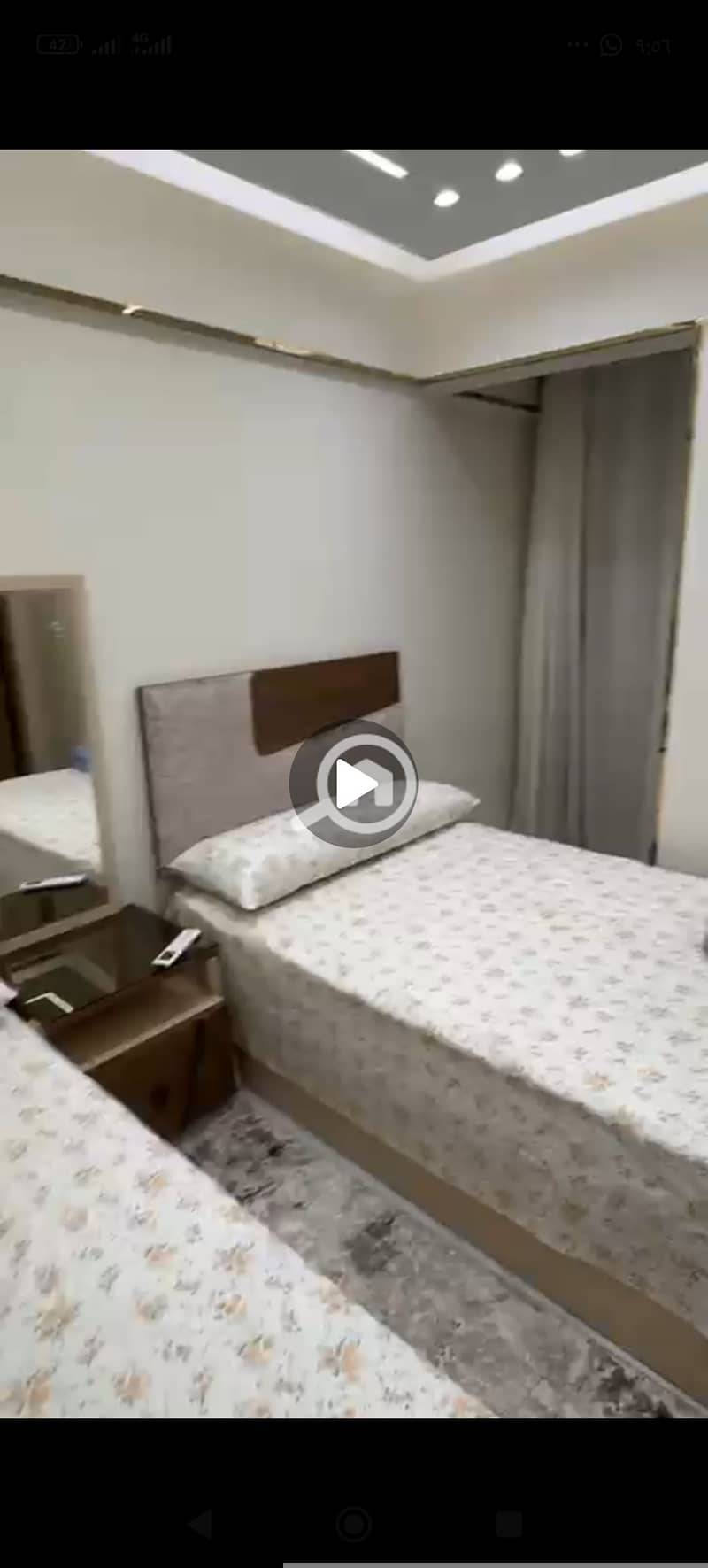 Furnished apartment for rent with three rooms and two bathrooms in Zahra Al-Maadi, Al-Maadi Dunes compound. There is security and guard service 24 hours, and there are 4 elevators. All services are available, and it's just minutes to Carrefour and a quarter of an hour to the Fifth Settlement. The apartment is on the fourth floor with a view of the fountain. It's a hotel-style apartment at an ordinary price requested 30,000 monthly. - Ansicht 4