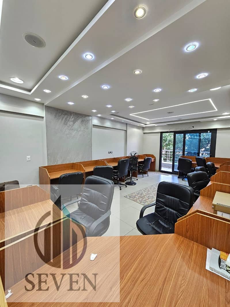 *Office for Rent 250 sqm, air-conditioned, licensed, Crystal Plaza building, Al-Morshedy, Maadi Ring Road, directly a few minutes to Fifth Settlement* - Vaade 3