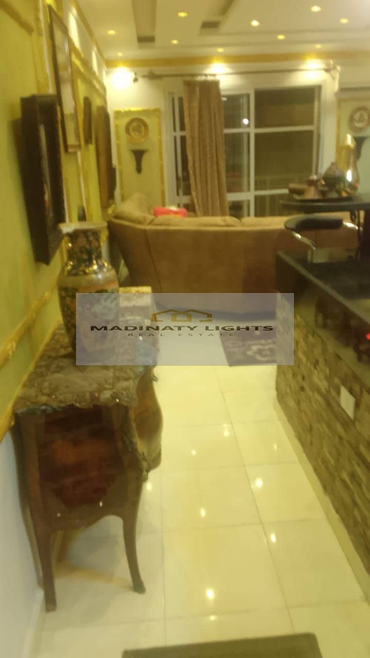 Apartment for sale in Madinaty, fully allocated all dues, 82 m B11, 2 bedrooms, 1 bathroom, first floor, garden view, directly next to services, special finishing, required 4,600,000 negotiable. Code o44 – pohled 4
