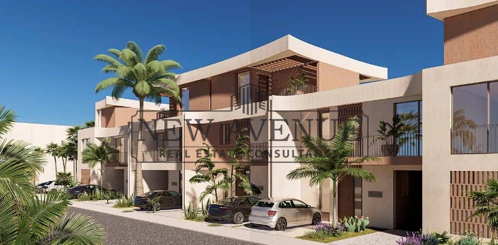 Elegant 4BR Twinhouse in Ramla by Marakez at Ras El Hekma | Ground Floor Layout on 531 sqm Plot with Large Covered Patio & Outdoor Terrace – pohled 3