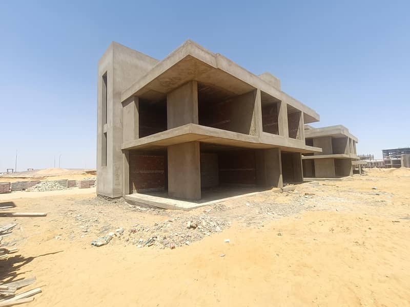 Twin House Corner | Future Golf View | Nyoum Mostakbal City – pohled 3