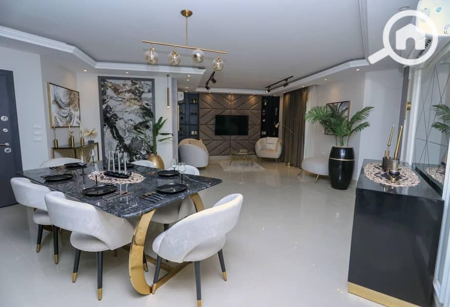 Apartment for sale fully furnished with air conditioning in the El Mondo compound in the best neighborhoods of the Administrative Capital - R7 - NEW CAPITAL - IL MONDO – pohled 6