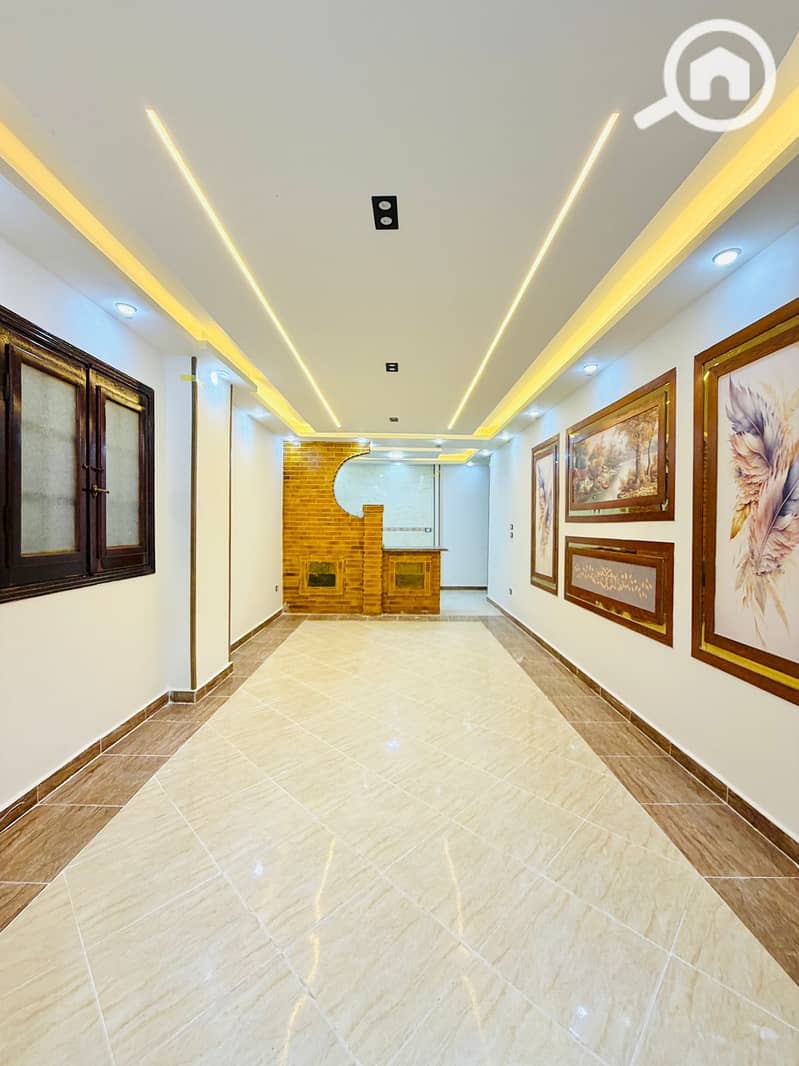 Apartment for sale in Al-Ajmi, Alexandria, Al-Nakhil Beach, next to the sea and markets. A distinguished residential and holiday location (3 rooms), high luxury finishing. - Altro