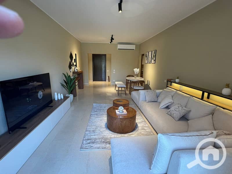 Fully Furnished Ground Floor Apartment with Private Garden for Rent in Sodic Villette V Residence - Widok 6