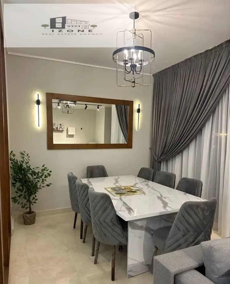 150sqm 2BR Fully Finished Apartment for Sale Village Gate Palm Hills New Cairo Prime Location - Widok 3