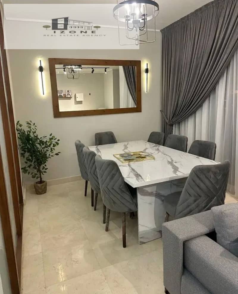 150sqm 2BR Fully Finished Apartment for Sale Village Gate Palm Hills New Cairo Prime Location - Widok 6