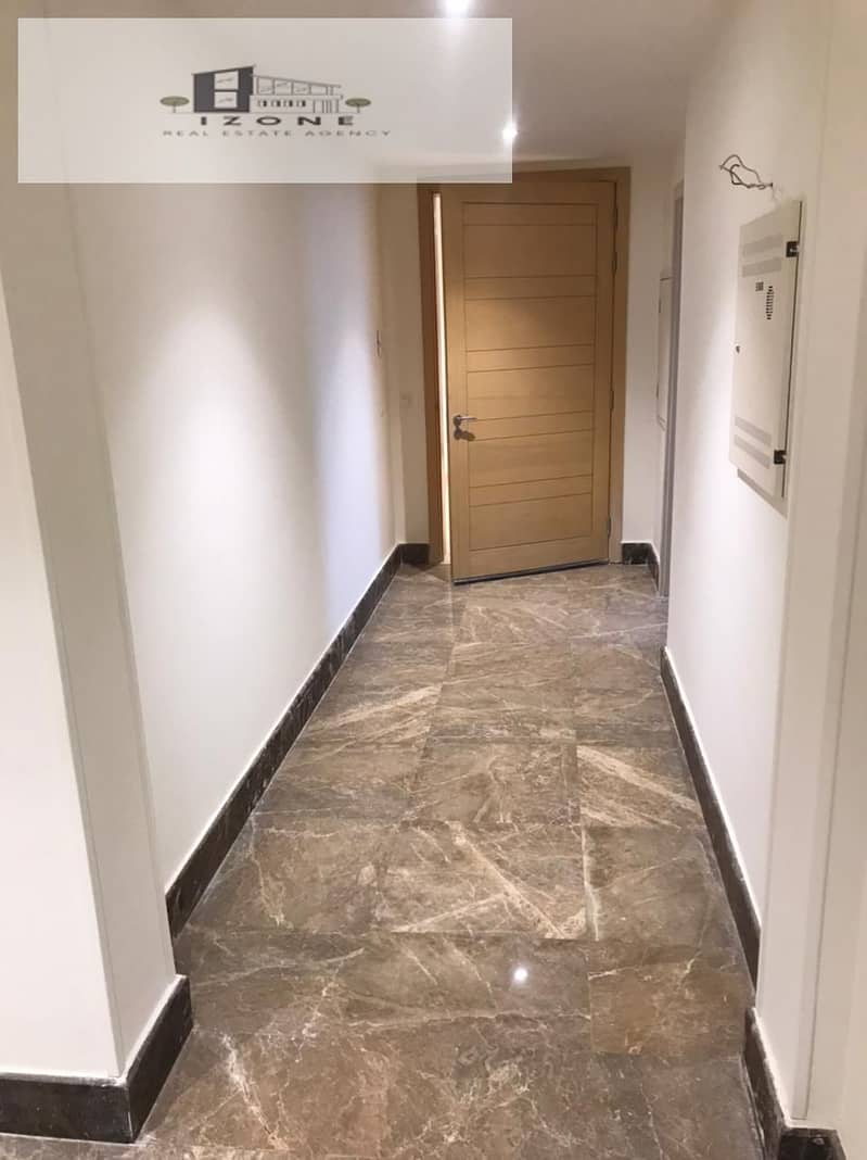 230sqm 3BR 3Bath Maid Room Fully Finished Apartment for Sale Mivida Crescent New Cairo Kitchen ACs - Mehr
