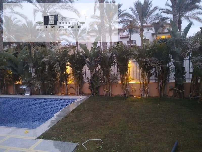 325sqm Twin House for Rent in Hyde Park New Cairo 5BR Private Pool Prime Location - Widok 3