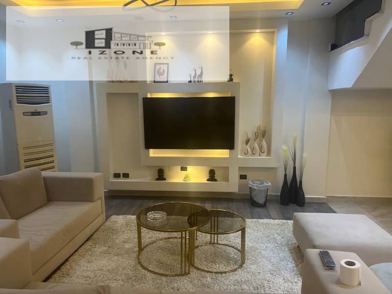 Fully Furnished Twin House for Rent in Sunrise New Cairo 300sqm 5 Bedrooms 5 Bathrooms Private Pool Ready to Move Prime Location – pohled 2