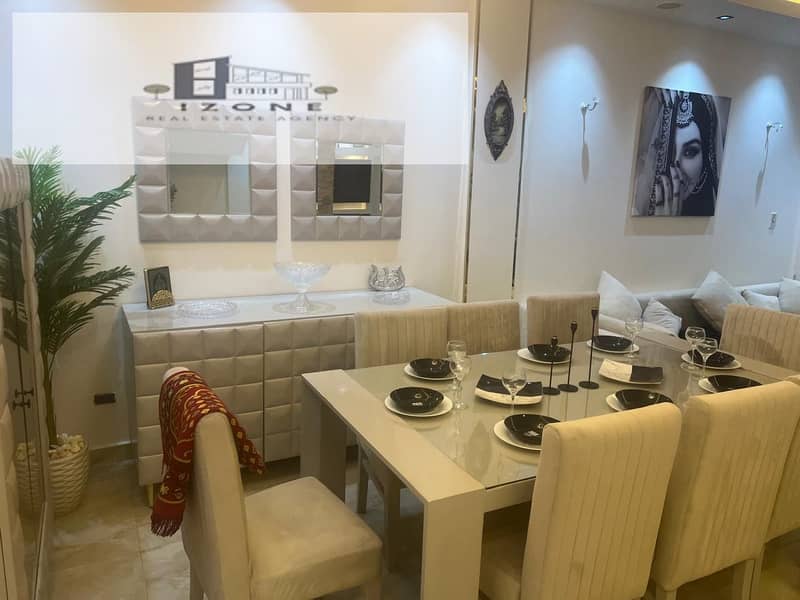 Fully Furnished Twin House for Rent in Sunrise New Cairo 300sqm 5 Bedrooms 5 Bathrooms Private Pool Ready to Move Prime Location – pohled 3