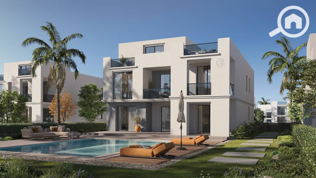 Fully Finished Twin House with Garden & Roof for Sale on Installments in Key of Greens – New Zayed - Ansicht 4