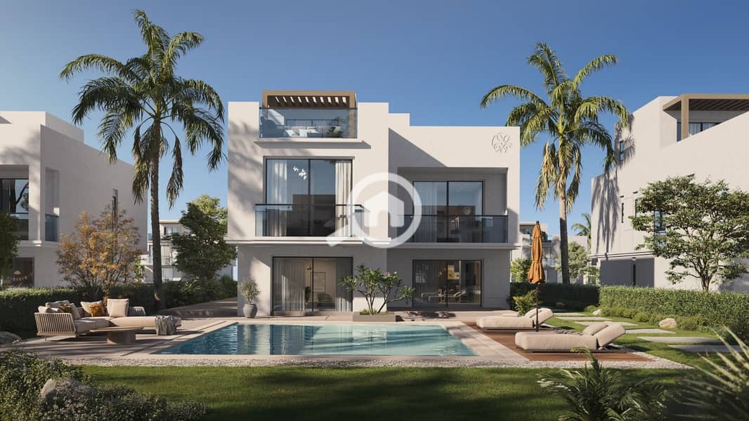 Fully Finished Twin House with Garden & Roof for Sale on Installments in Key of Greens – New Zayed - Ansicht 6