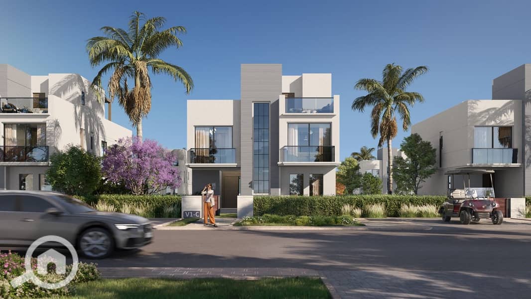 Fully Finished Twin House with Garden & Roof for Sale on Installments in Key of Greens – New Zayed - Mehr