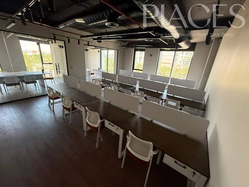 125 Sqm Office for Rent | Fully Furnished | Hyde Park, New Cairo – pohled 5