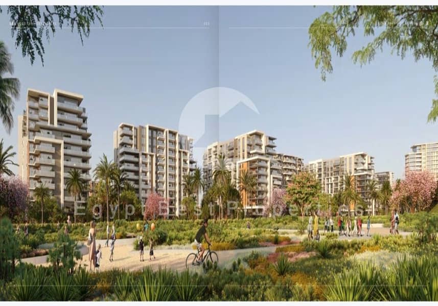 OFFER Apartment 2BR for sale in Zayed | High-end finishing + ACs with installments | Large area with the best real estate developer (Naguib Sawiris) - Widok 4