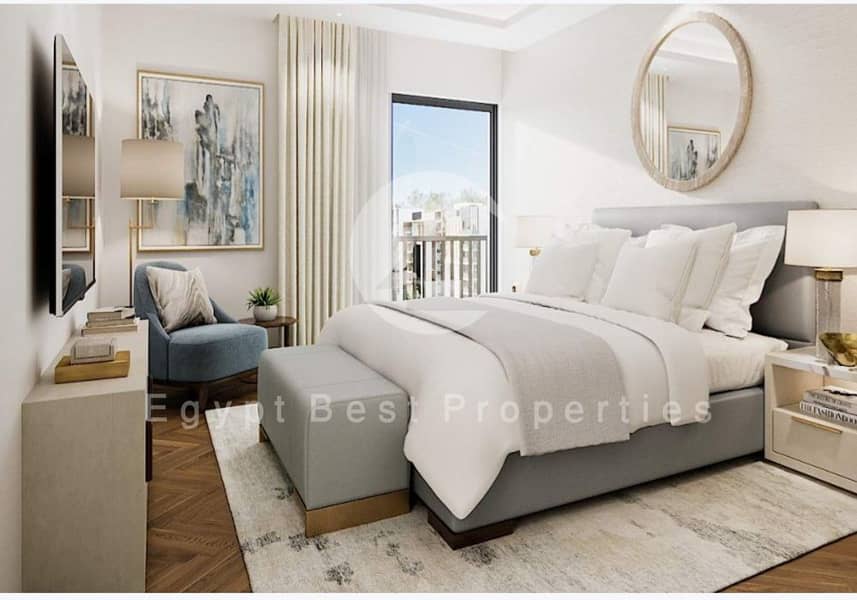OFFER Apartment 2BR for sale in Zayed | High-end finishing + ACs with installments | Large area with the best real estate developer (Naguib Sawiris) - Widok 6