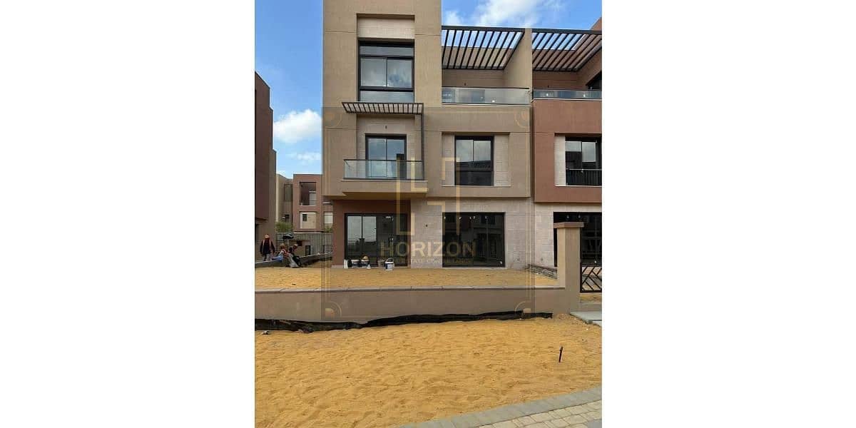 Town Middel 3roooms + maid view pool for sale Compound District 5 by Marakez New Cairo - Ansicht 5