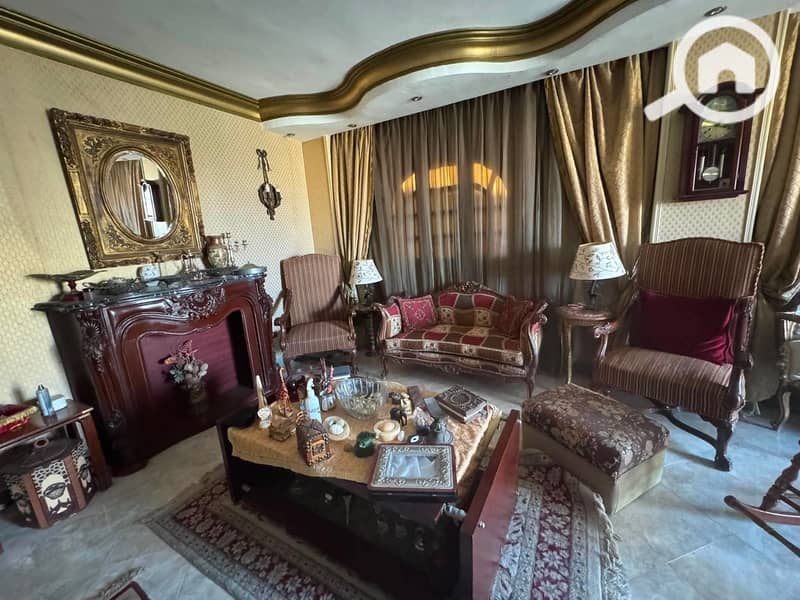 200 sqm apartment for sale in the Fifth District, New Cairo, furnished with appliances and air conditioning, ready for living. - Widok 4