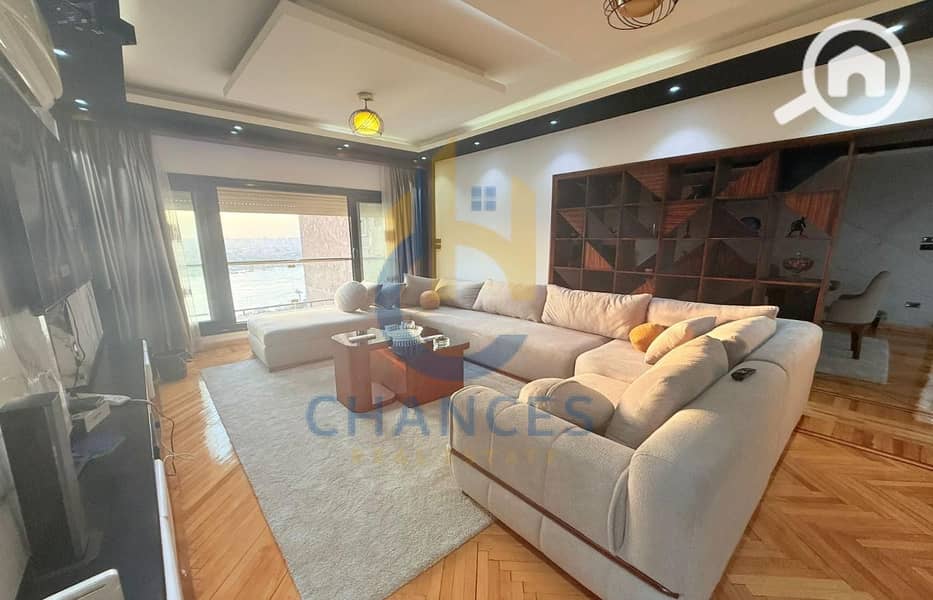 Duplex for sale on Gaber Ibn Hayyan Street in Dokki, with Super Lux finishing. - Widok 2