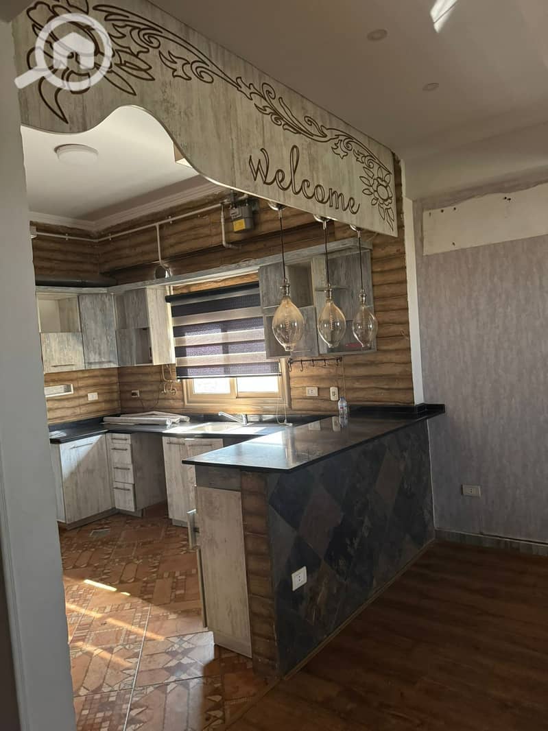 Roof 220m, 4 rooms, large terrace, super lux finishing for rent in the Diplomats Compound in New Cairo ready for occupancy - Ansicht 4