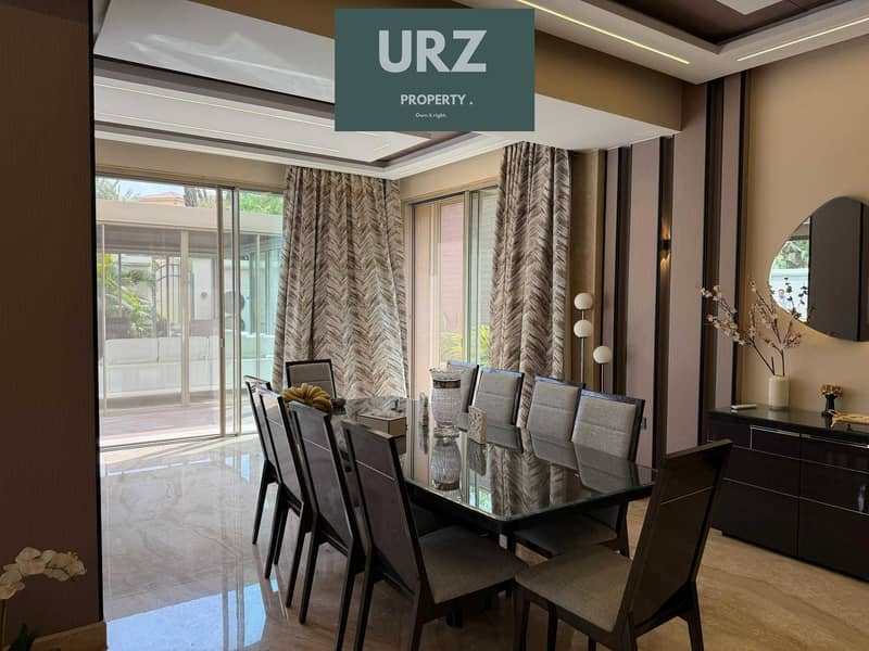 Luxury villa with double floors, stunning pool view, for sale in the New Administrative Capital, overlooking the Green River and near the Iconic Tower - Ansicht 4