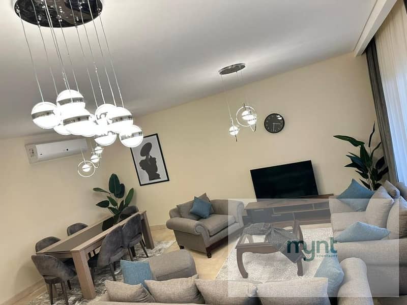 Fully Furnished Pool View Apartment for rent in 90 Avenue - New Cairo - Bild 5