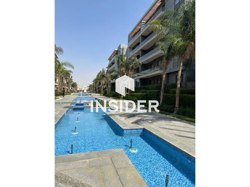 Apartments garden First used For sale in El Patio 7, 5th Settlement, New Cairo - Flere