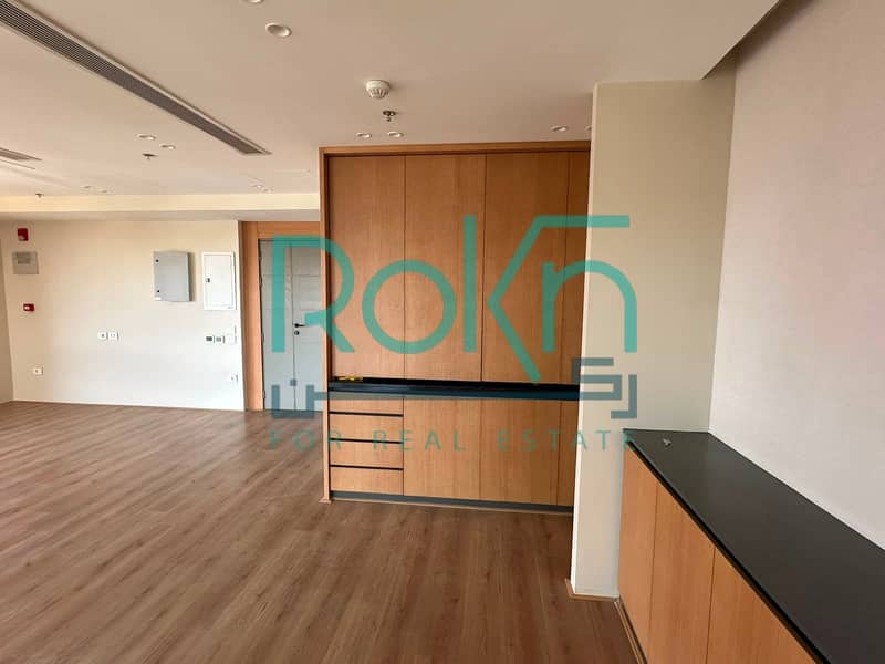 Office for rent in Arkan plaza,102sqm,fully finished with AC'S, prime view in Arkan - Vista 6