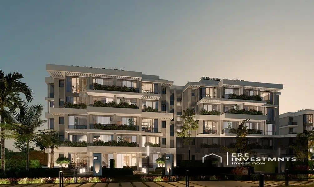 Apartment with Garden for sale Under market price, Prime location for sale in Bluetree Compound New Cairo - Widok 2
