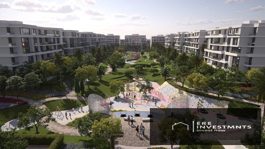 Apartment with Garden for sale Under market price, Prime location for sale in Bluetree Compound New Cairo - Widok 5